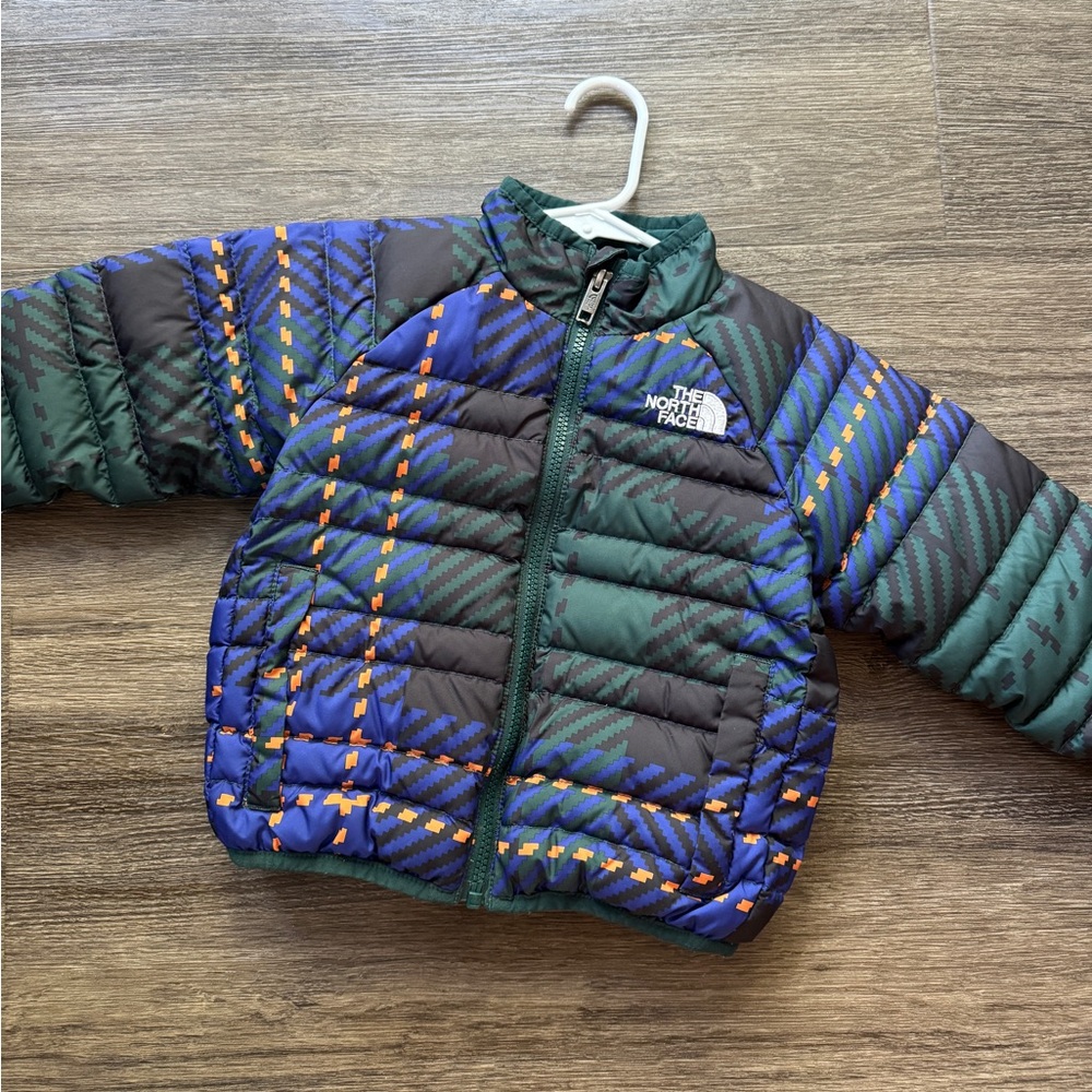 The North Face Kids' Roxborough Plaid Puffer - 550 Down